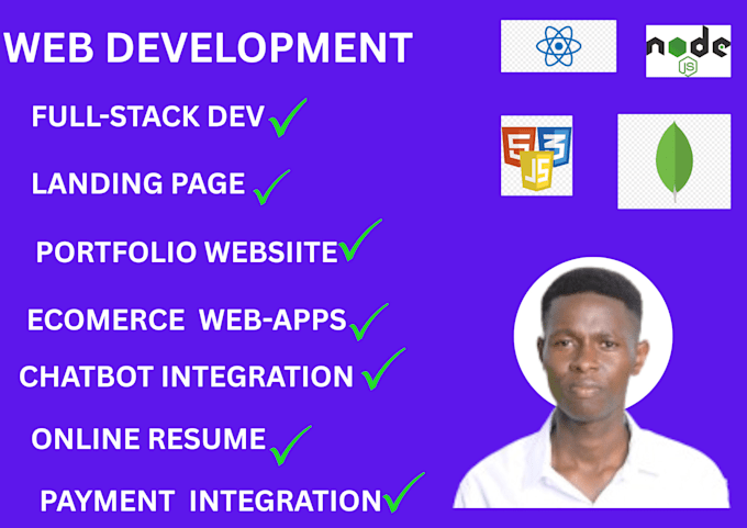 build or rebuild website development, full stack developer, frontend development