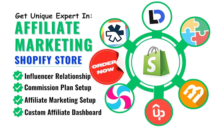 setup shopify affiliate marketing bixgrow uppromote goaffro candy referrly