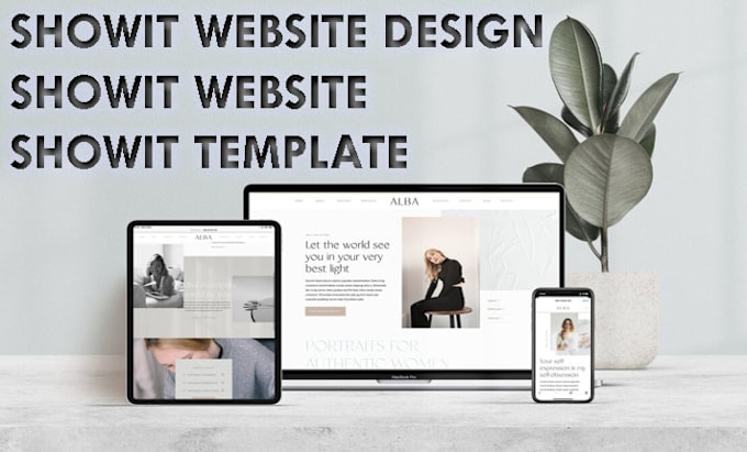 Do showit website design or redesign showit template showit