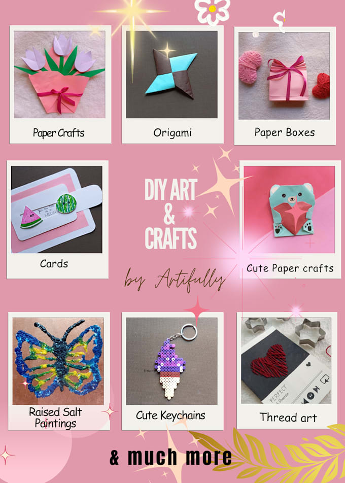 do DIY paper crafts video
