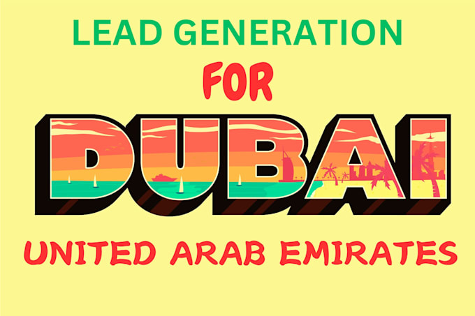 build b2b lead generation and targeted email lists in dubai, uae, and the gcc
