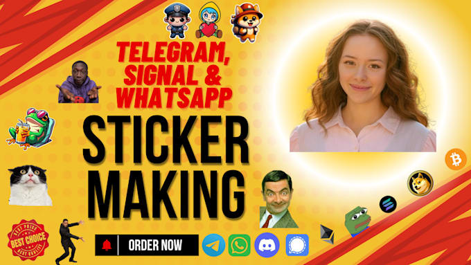 create stickers for telegram, whatsapp, signal and discord