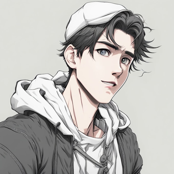 draw a character in manga style
