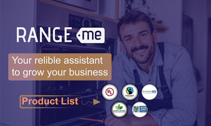 upload your products and optimize profile on rangeme