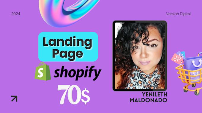 create a landing page in shopify