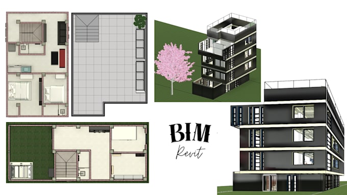 create 3d architectural and structural bim modeling in revit