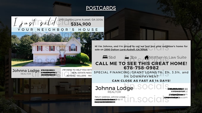 create your mailing cards
