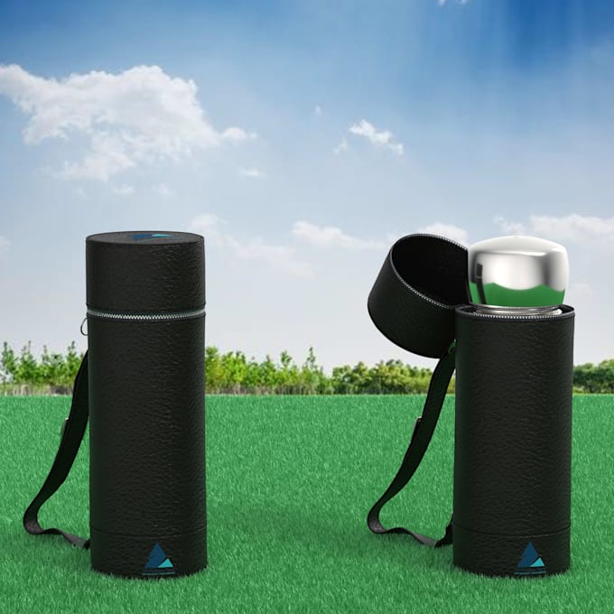 create bag and 360 turnable animation