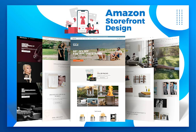 do amazon storefront design, sales optimization, shopify amazon integration