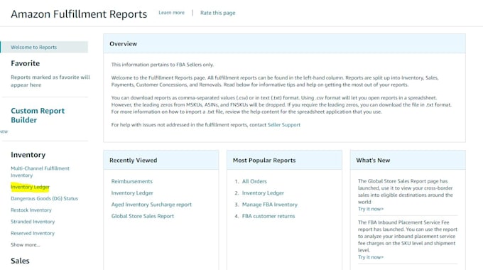 process reimbursements on amazon account