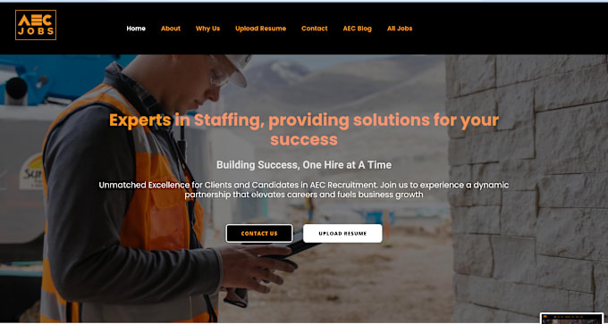 Wix recruitment website on wix job board website wordpress website by