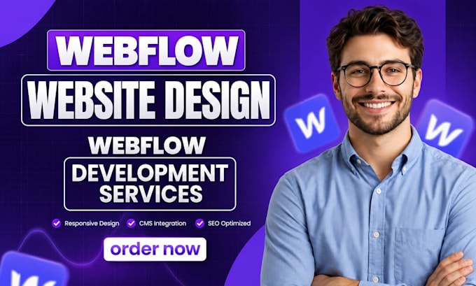 be your webflow expert for webflow website design or redesign