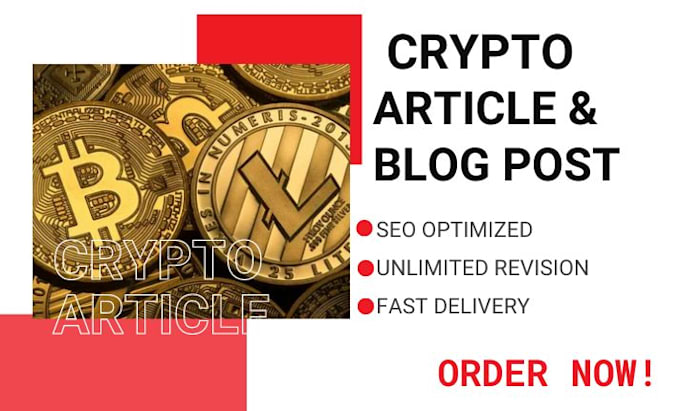 write SEO articles or blog posts on cryptocurrency