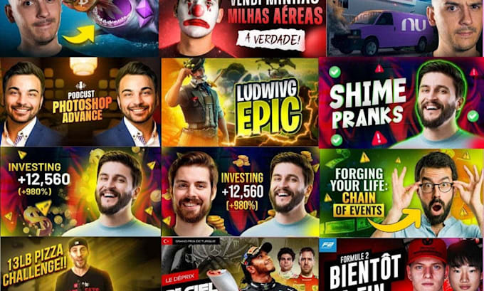 Design catchy youtube thumbnail eye catching thumbnail design by ...