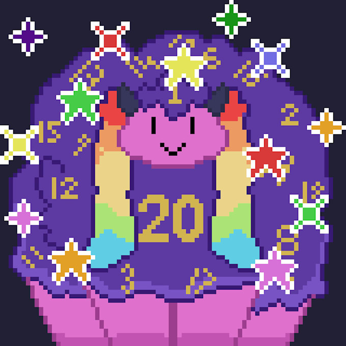 make a pixel art profile picture, server icon or emote
