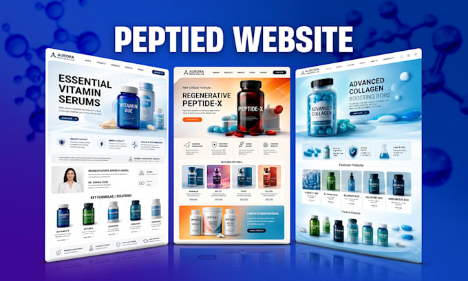 build research use fda compliant peptide website with processing integration