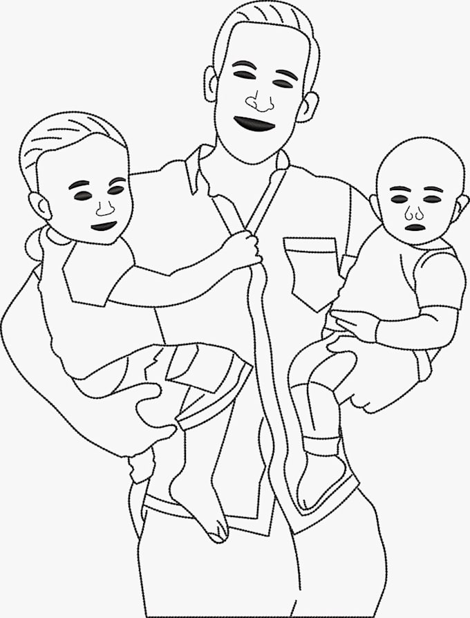 convert your real picture in to embroidery outline