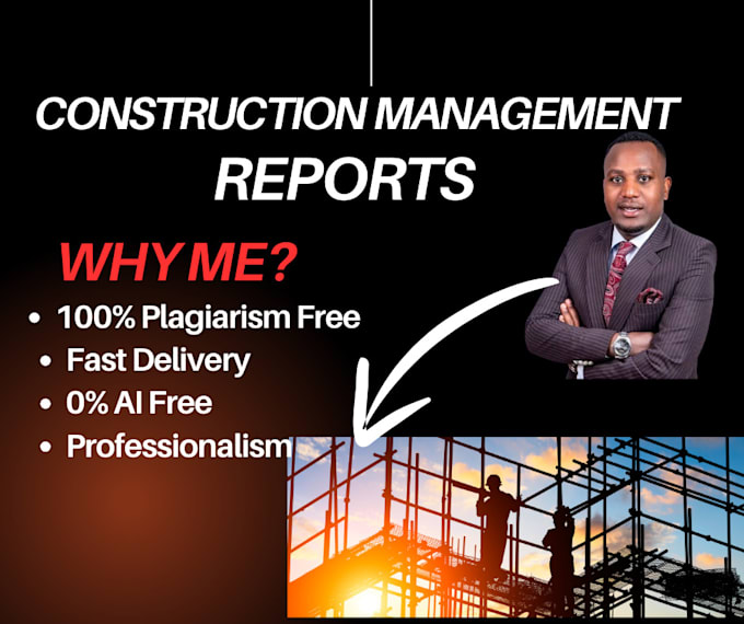 do essay, construction management, assignments and reports
