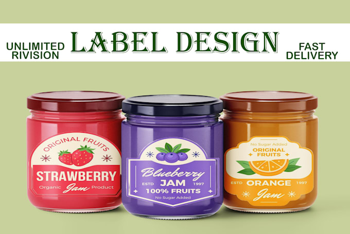Do professional product label design and packaging by Rania_saud | Fiverr