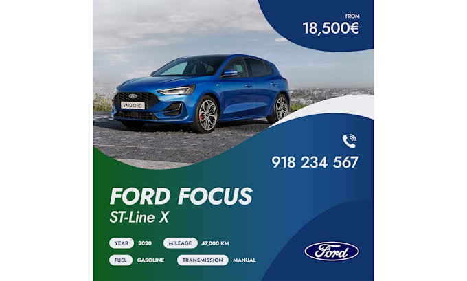 design an ad to sell your car or vehicle
