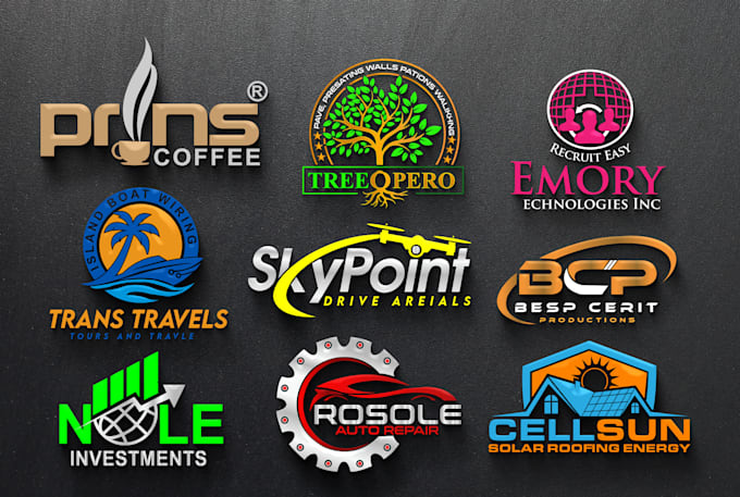 do 3d custom unique and professional business logo design