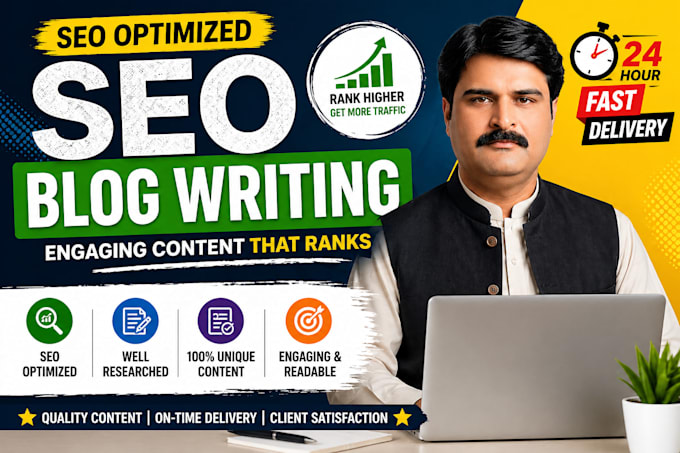 do SEO article writing, blog post writing, and content writing