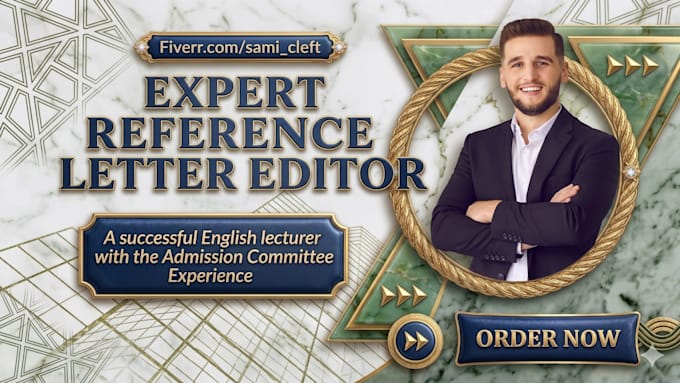 edit your reference and recommendation letter for university admission
