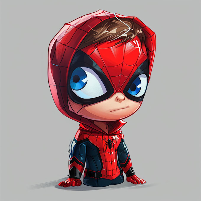 make custom superhero character in action