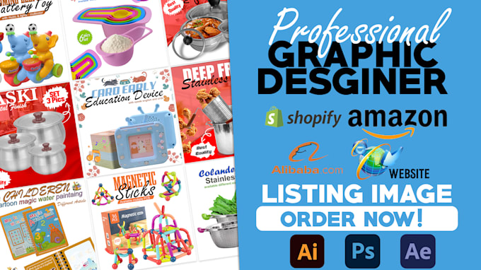 professional graphic designer products image