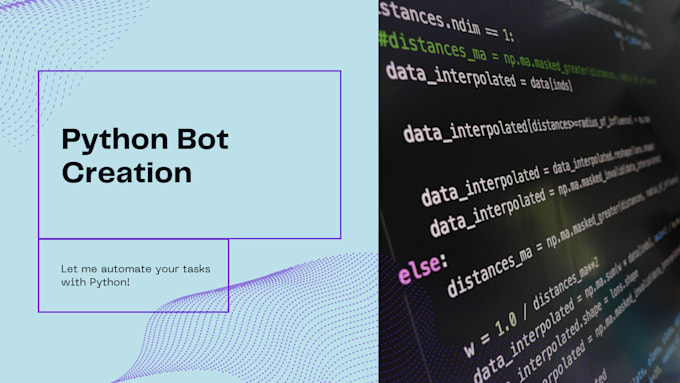 Create any bot for you using python by Kel_codes | Fiverr
