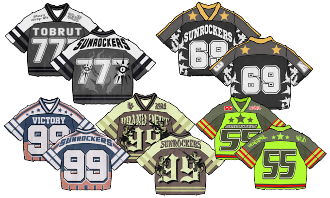 design jersey tshirt streetwear style for summer time