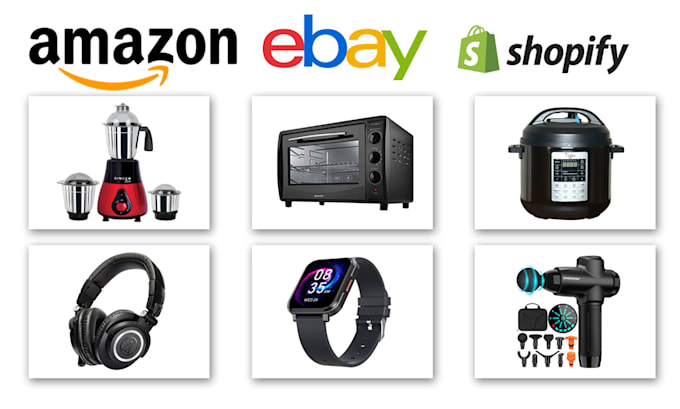 do amazon product image editing, retouching and background remove