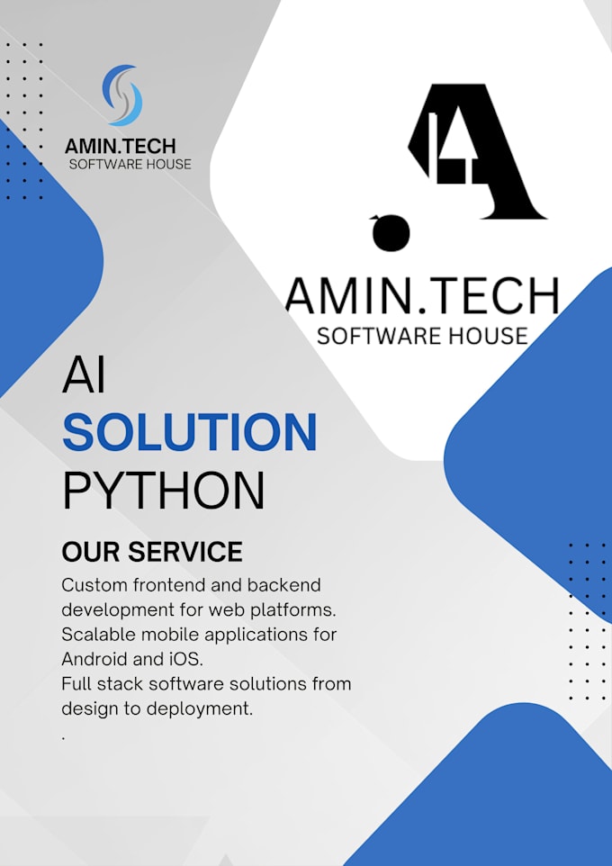 ai solutions with python by amintech software