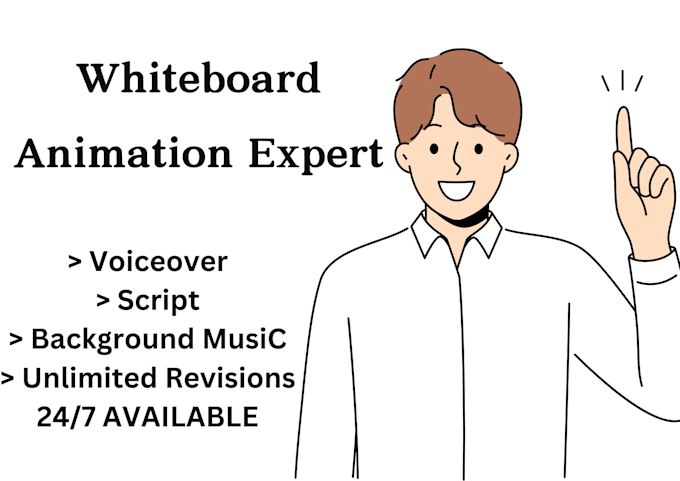 create whiteboard and doodle, doodly explainer animation videos for you
