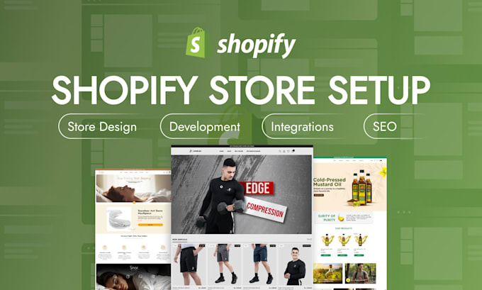 complete shopify store design development integrations and SEO
