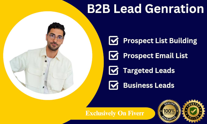 do b2b linkedin lead generation and email list building