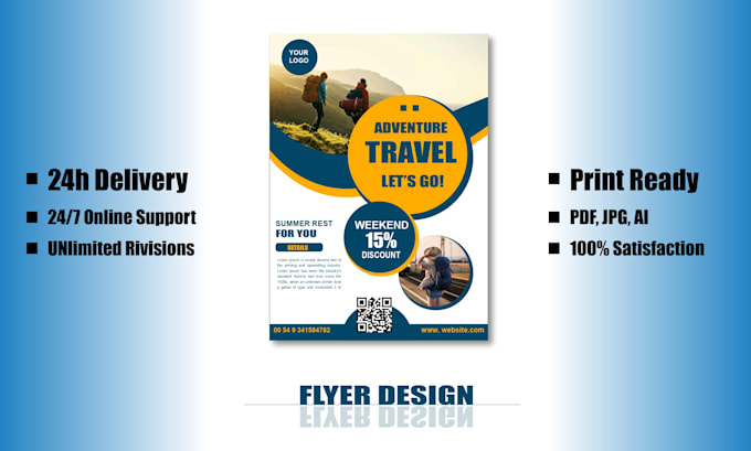 design a flyer, bifold, trifold, brochure, poster