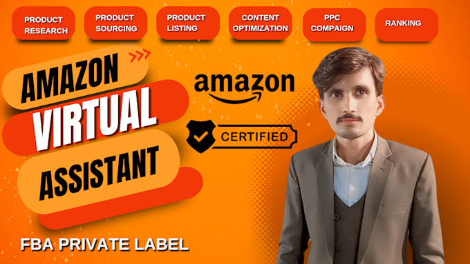 be your amazon fba virtual assistant,amazon store setup