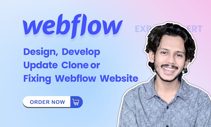 design, develop, clone, update or fix the webflow website, figma to webflow