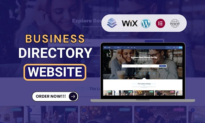 business directory website design brilliant directory  wordpress website