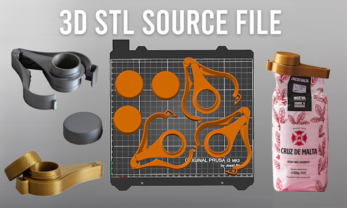 create and edit 3d cad stl files for 3d printing design