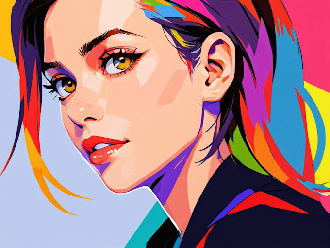 make an amazing wpap pop art portrait for youv