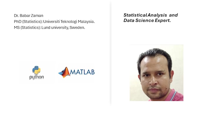 Use python and matlab to deliver comprehensive statistical analysis for ...