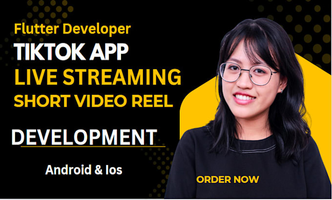 provide tiktok clone app, tik tok app for both android ios and admin panel
