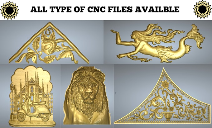 create professional 3d relief design for cnc routing and wood carving