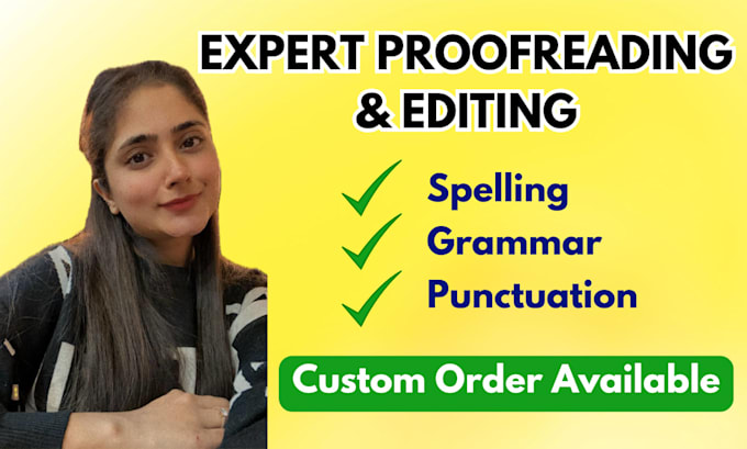 professionally edit and proofread your english text