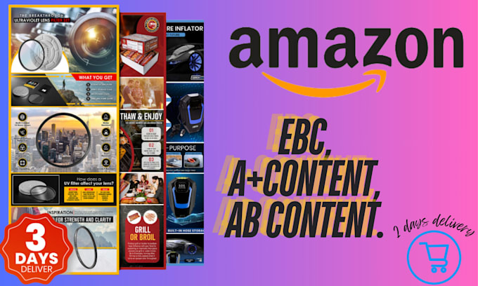design amazon store front design, enhance brand content ebc , ab plus content
