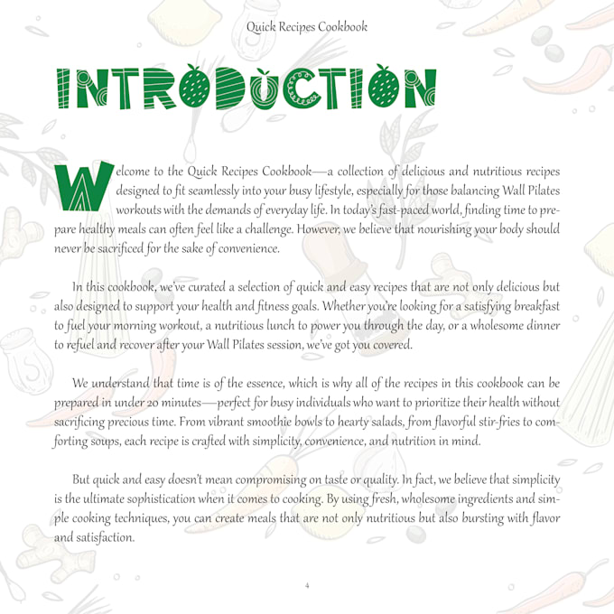 design cookbooks meal plans and nutrition guides