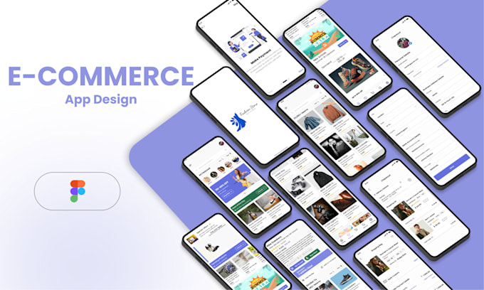 design a mobile ecommerce app ui ux for android and ios