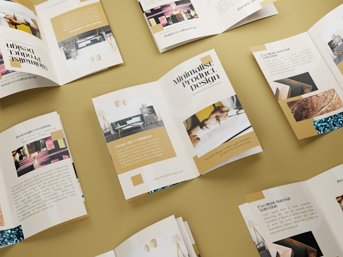 design minimal, professional brochure, flyer